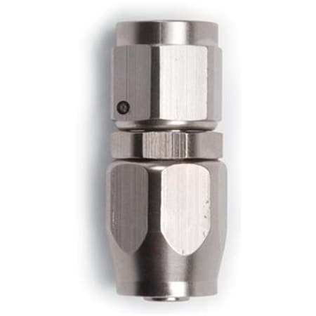 Russell/Edel Full Flow Straight Silver Hose End Fitting R62-610021